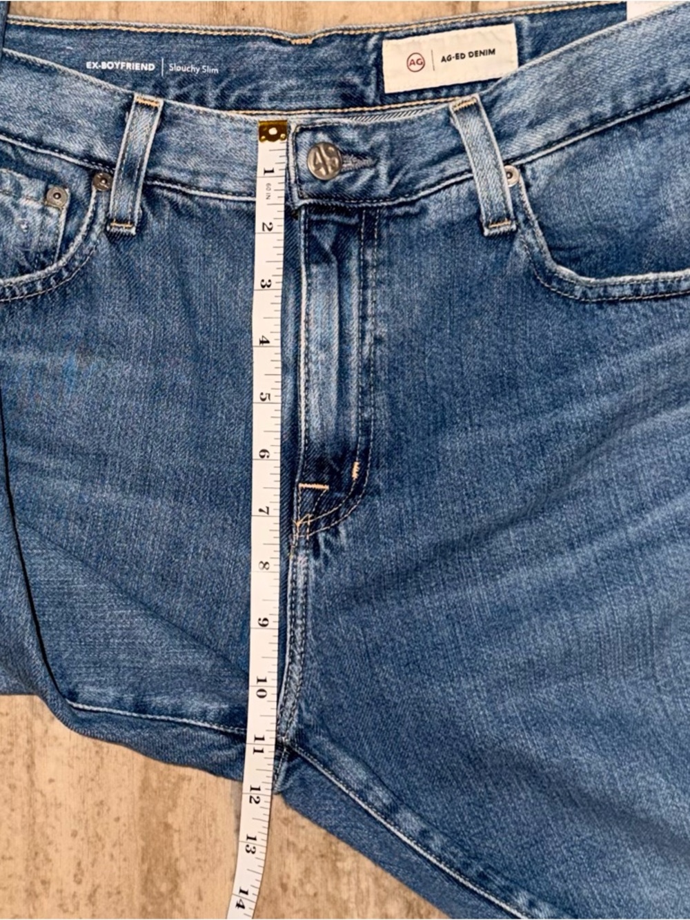 AG-ED Denim Slouchy Slim Ex Boyfriend Jeans Size 29 - Picture 15 of 16
